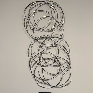 Set of two accent metal artwork